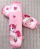 Babyhug Premium Bolster Set of 2 Unicorn Print - Pink| 100% Cotton Outer Cover| Safe Sleep| Girls and Boys| Protection from Crib Railing| New Born Gifting Option