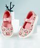 KazarMax Floral Print Bellies - Peach