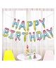 Party Anthem Happy Birthday Letters Foil Balloon Gradient Multicolor