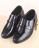 Pine Kids Round Toe Solid Formal Shoes - Black