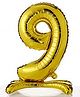 Amfin 9 Number Foil Balloon - Golden