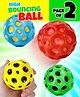 Fiddlerz Crazy Bounce Ball for Kids Pack of 2
