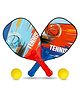 Fiddlerz Table Tennis Racket Set with 2 Soft Foam Balls - Multicolor