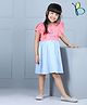 Hola Bonita Half Sleeves Frock - Pink
