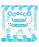Untumble Baby Boy Naming Ceremony Decoration Kit Blue - Pack of 54