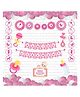 Untumble Baby Girl Naming Ceremony Decoration Kit Pink - Pack of 54