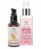 TNW -THE NATURAL WASH Vitamin C Face Serum And Steam Distilled Rose Water Combo - 30 ml -  200 ml