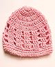 Knits & Knots Solid Colour Cap - Pink