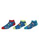 KazarMax Space Printed Cotton Socks Pack Of 3 - Multicolor