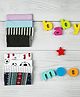 Baby Moo Printed Wash Cloth - Pack of 8 (Color May Vary)