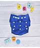 Baby Moo Adjustable & Washable Diaper - Plain Blue 