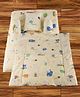 Mittenbooty Gadda Set With Quilt Ice Cream Print - Beige