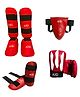 AXG New Goal Karate Taekwondo Muay Thai Kick Kickboxing MMA Kit Medium - Red