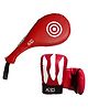 AXG New Goal Karate Taekwondo Muay Thai Kick Kickboxing MMA Kit Medium - Red