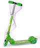 Fiddlerz Kid's 3 Wheel Scooter with LED Lights - Green