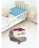 Saralhome Unicorn  Microfiber Shape Mat Grey. 60cm x 60cm