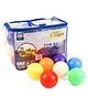 Little Finger Colorful Soft Plastic Pool Balls Pack of 30 for kids - Multicolor