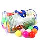  Little Finger Colorful Soft Plastic Pool Balls Pack of 100 for kids - Multicolor