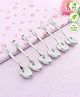 Babyhug Stainless Steel Spoon Set of 6 - Silver