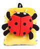Tickles Plush Bag Ladybug Applique - Red Yellow