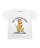 KNITROOT Half Sleeves Mumma & Cutie Print Tee - White