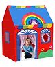 Fiddlerz Playhouse Tent for Kids Indoor and Outdoor Fun Pretend Play Foldable Play Tent with Windows and Curtains for Boys and Girls(multicolor)