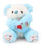 Tickles Cute Teddy With Heart Soft Toy Blue - 17.78 cm