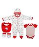 Mee Mee Baby Clothing Printed Gift Set of 5 - Red