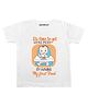 KNITROOT Half Sleeves Little Messy Print T-Shirt - White