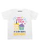 KNITROOT Half Sleeves Can't Keep Calm Print T-Shirt - White