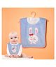 The Little Lookers Cotton Bib - Blue