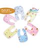 The Little Lookers Cotton Bibs with Snap Button - Pack of 6