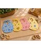 The Little Lookers Round Cotton Bibs with Tying Ropes - Pack of 8