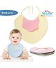 The Little Lookers Baby Strawberry Shaped Bibs Pack of 3 - Multicolour