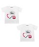 KNITROOT Half Sleeves Hello From Print T-Shirt - White