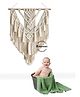 Babymoon Macrame Photography Wall Hanging - White