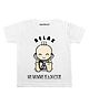 KNITROOT Half Sleeves My Mommy Is A Doctor Print Tee - White