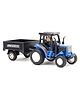 Shinsei Tractor with Trolley - Dark Blue