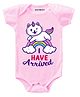 KNITROOT Short Sleeves Kitty Print Onesie - Pink