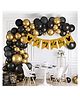 Funcart Half Birthday Decoration Kit Multicolor - Pack Of 51