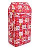 Luvely Kidz 4 Shelves Almirah Mouse Print - Red