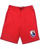 Wear Your Mind Graphic USA Print Shorts - Red