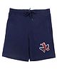 Marvel By Crossroads Spider Man Print Detailing Shorts - Navy Blue