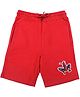 Marvel By Crossroads Spider Man Print Detailing Shorts - Red