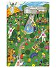 Webby Easter Celebration Illustration Wooden Jigsaw Puzzle - 1000 Pieces