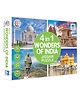 Ratnas 4 in 1 Wonders Of India Jigsaw Puzzle Multicolour - 396 Pieces