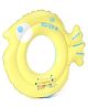 SuperK Fish Shaped Swimming Ring Printed - Yellow