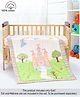 Babyhug Premium 100% Cotton Embroidered Quilt In Princess Castle Theme - Multicolor