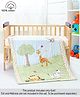 Babyhug Premium 100% Cotton Embroidered Quilt In Jungle Theme - Multicolor