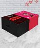 Fun Homes Storage Boxes Minnie Mouse & Star Wars Print Pack of 2 - Pink Black